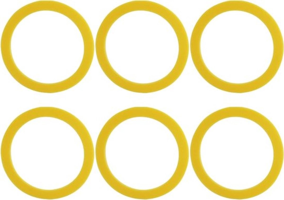 Spoelventielafdichtingen - Toiletspoelventielen - Siliconen - Vervangt GP1059291 en 2475620 - Compatibel met Kohler - 6 stuks.
