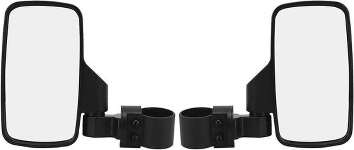 Verstelbare ATV UTV Zijspiegels met Groot Gezicht, Vervangingsset voor Kawasaki Mule en Andere Modellen