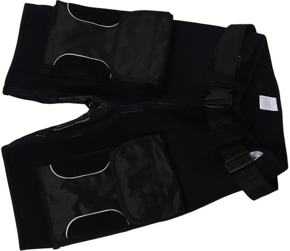 Duik Shorts met Hoge Taille en Zakken - Perfect voor Duiken, Surfen en Snorkelen - Zwart