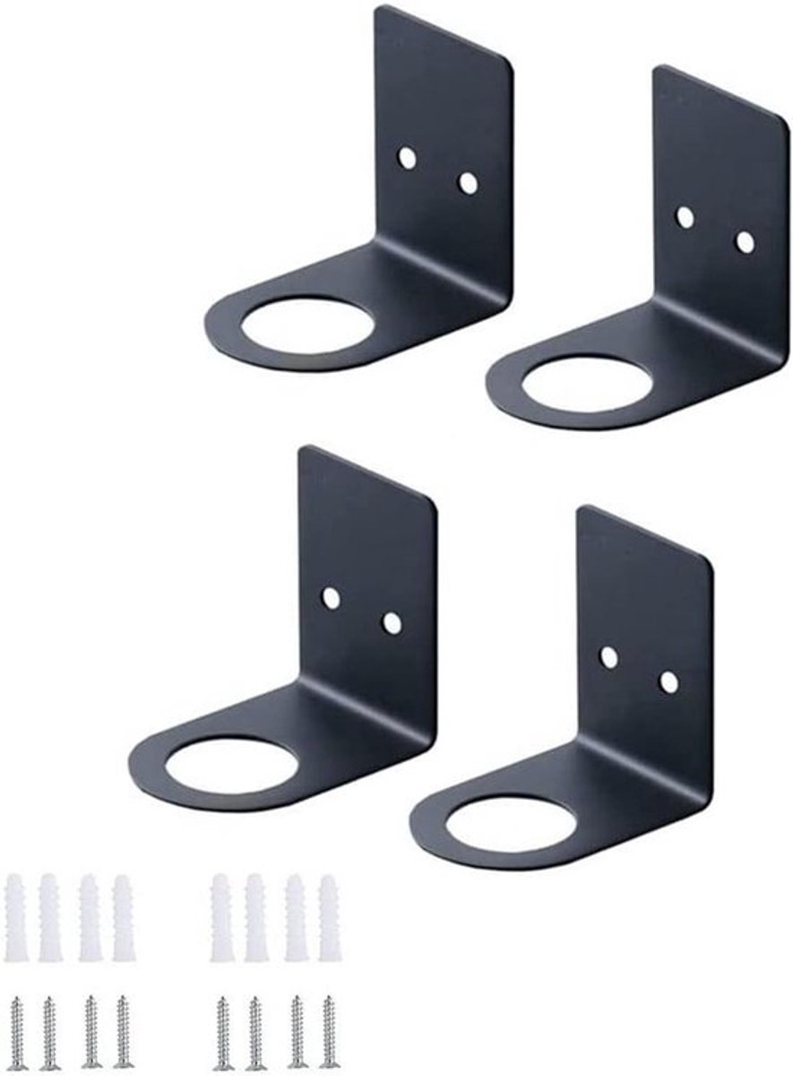 Wandhouder voor Zeepfles Dispenser van RVS voor Keuken en Badkamer - Opknoping Plank - Hand Pomp Stand