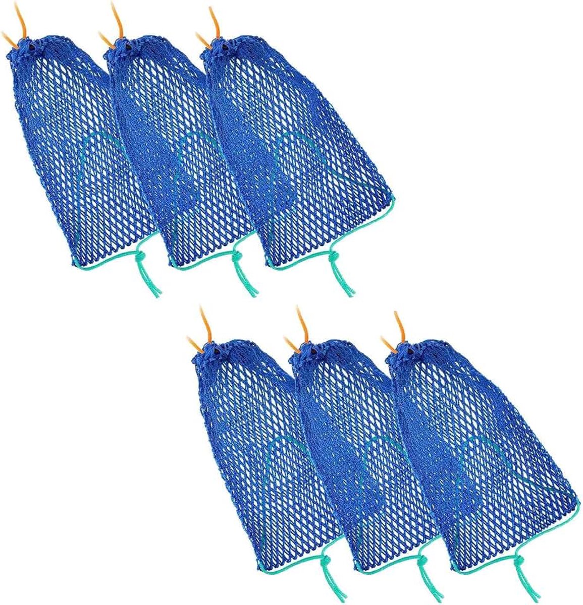 6 Krabval Aas Tas Met Locker Outdoor Krab Snare Mesh Aas Vallen Garnalen Net Accessoires