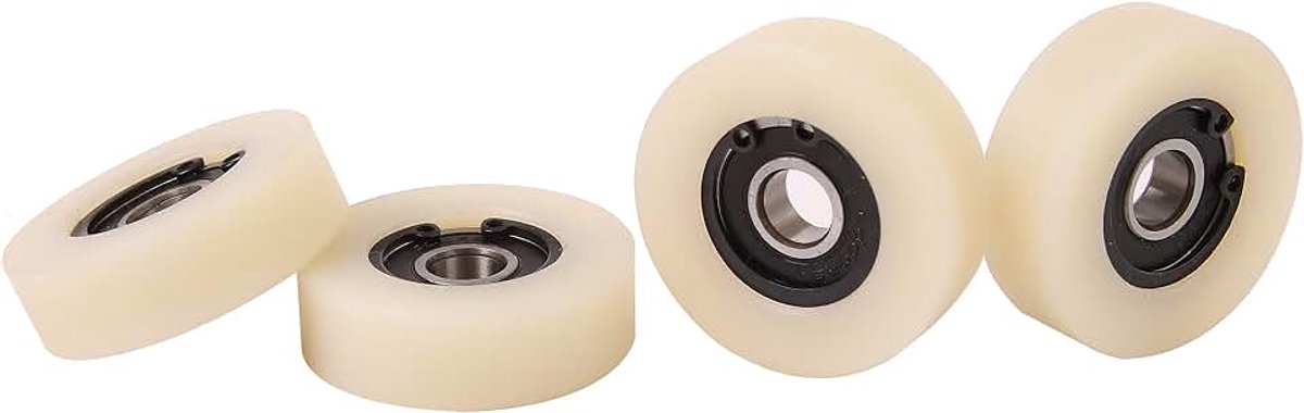 4 stuks Nylon Polyamide Rollers 45 mm diameter 14 mm breed 10 mm lager Precies bewerkt in de EU(45-14-10)
