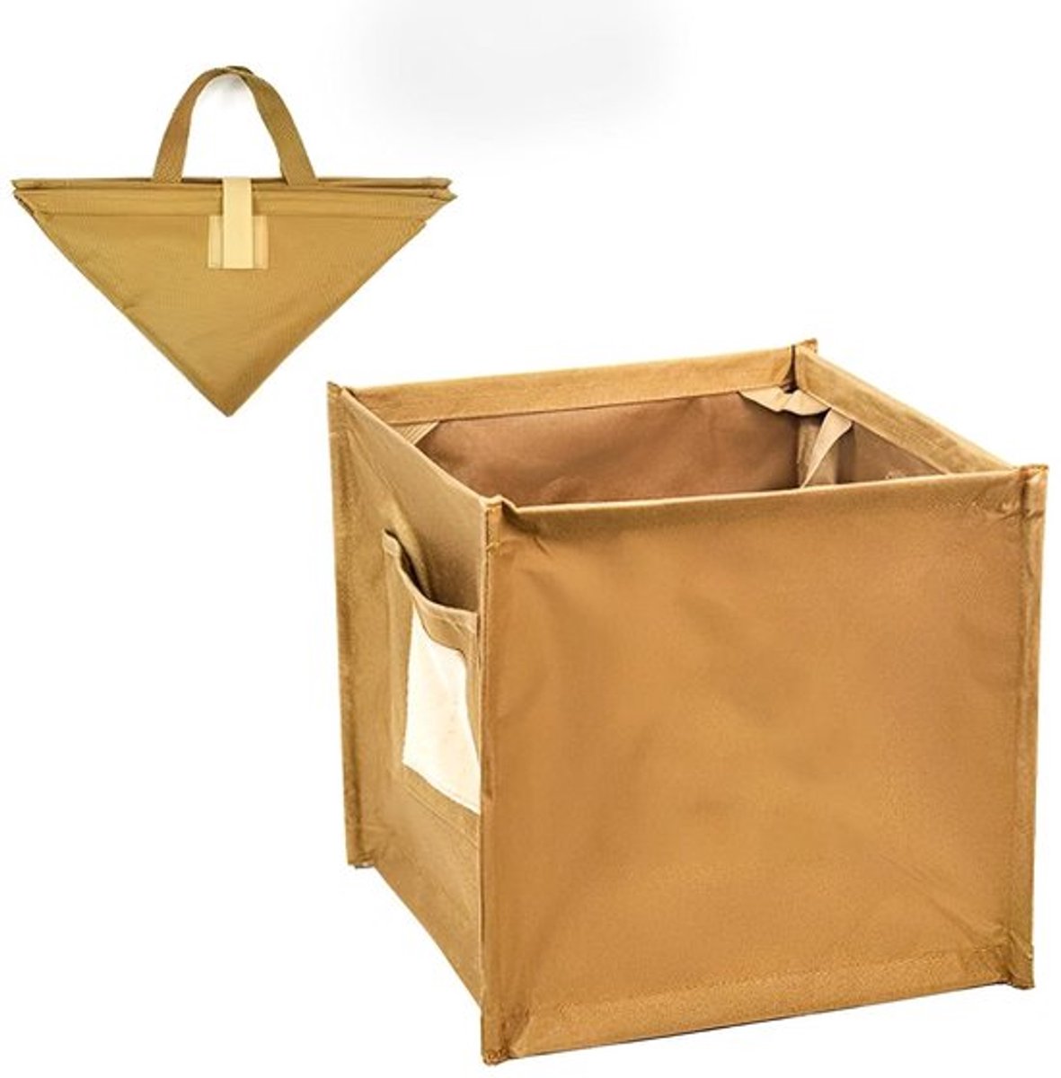 Opvouwbare Opslagmand voor Werplijnen, 33L Capaciteit, Ideaal voor Kamperen, Picknicken en Barbecues