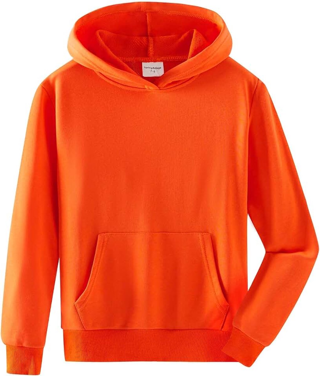 Hoodies voor jongeren zachte sweatshirts met capuchon en volledige rits voor kinderen (3-14 jaar)