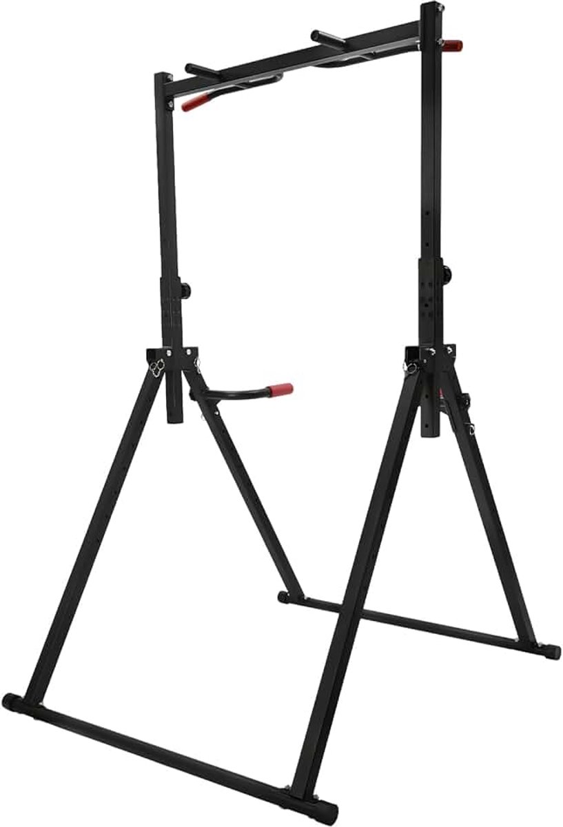 Opvouwbaar, power tower up bar, 200 kg, instelbare horizontale stang, vrijstaand, thuisfitnessstudio, rekstang, optrekstang, fitnessapparaten voor thuis