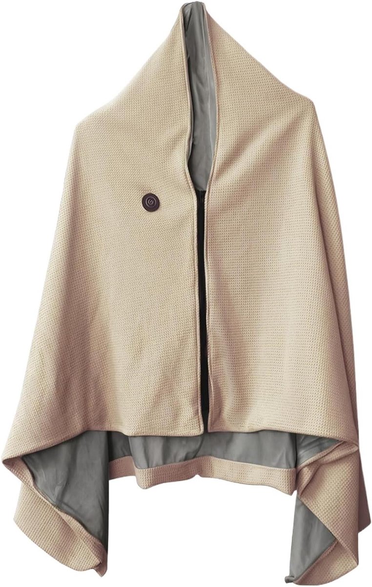 Verwarmde Sjaal - Elektrische Deken - Warm Blijven - 3 Verwarmingsniveaus - 150x80 cm - Grijs