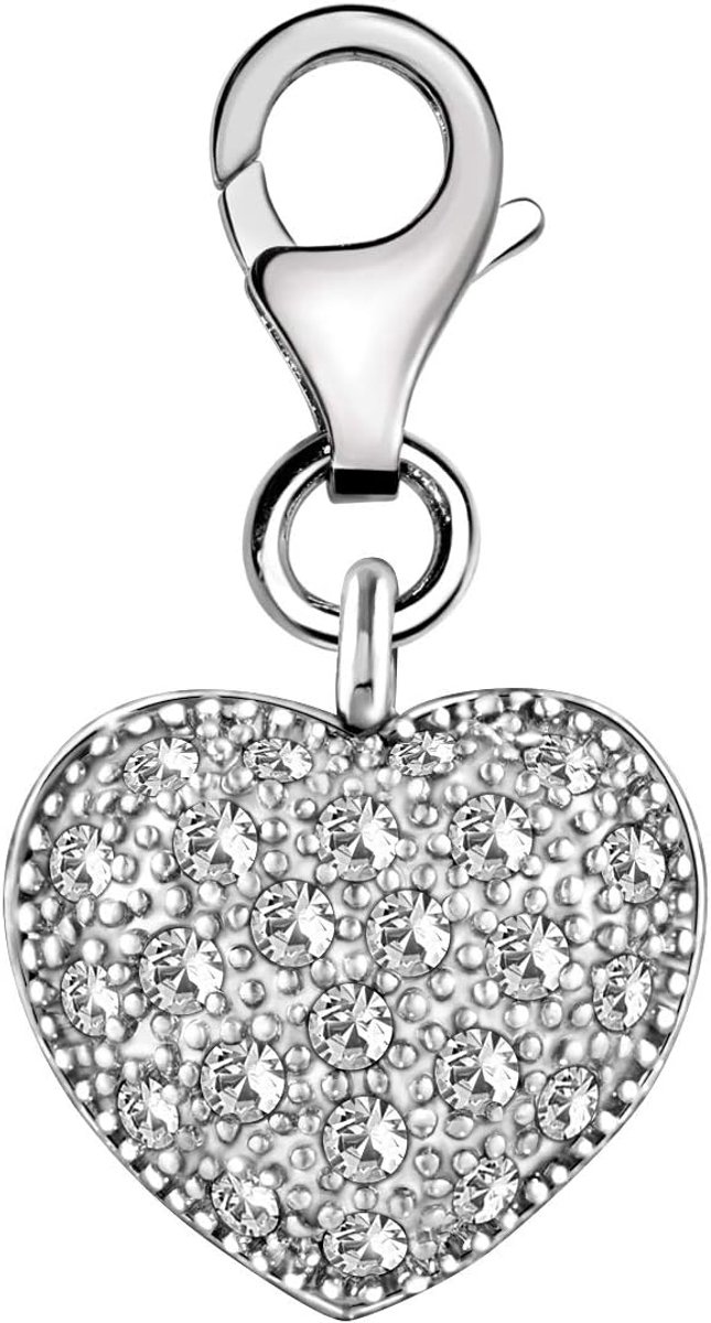 Verzilverd Zirkonia Kristallen Thema Charm Bedel Hangers voor Armbanden en Accessoires