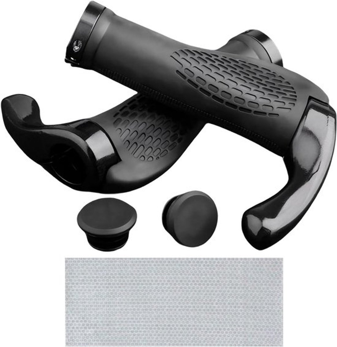 Ergonomische fietshandvatten met reflecterende velgstickerstickers voor mountainbikes, racefietsen en vouwfietsen van 22mm