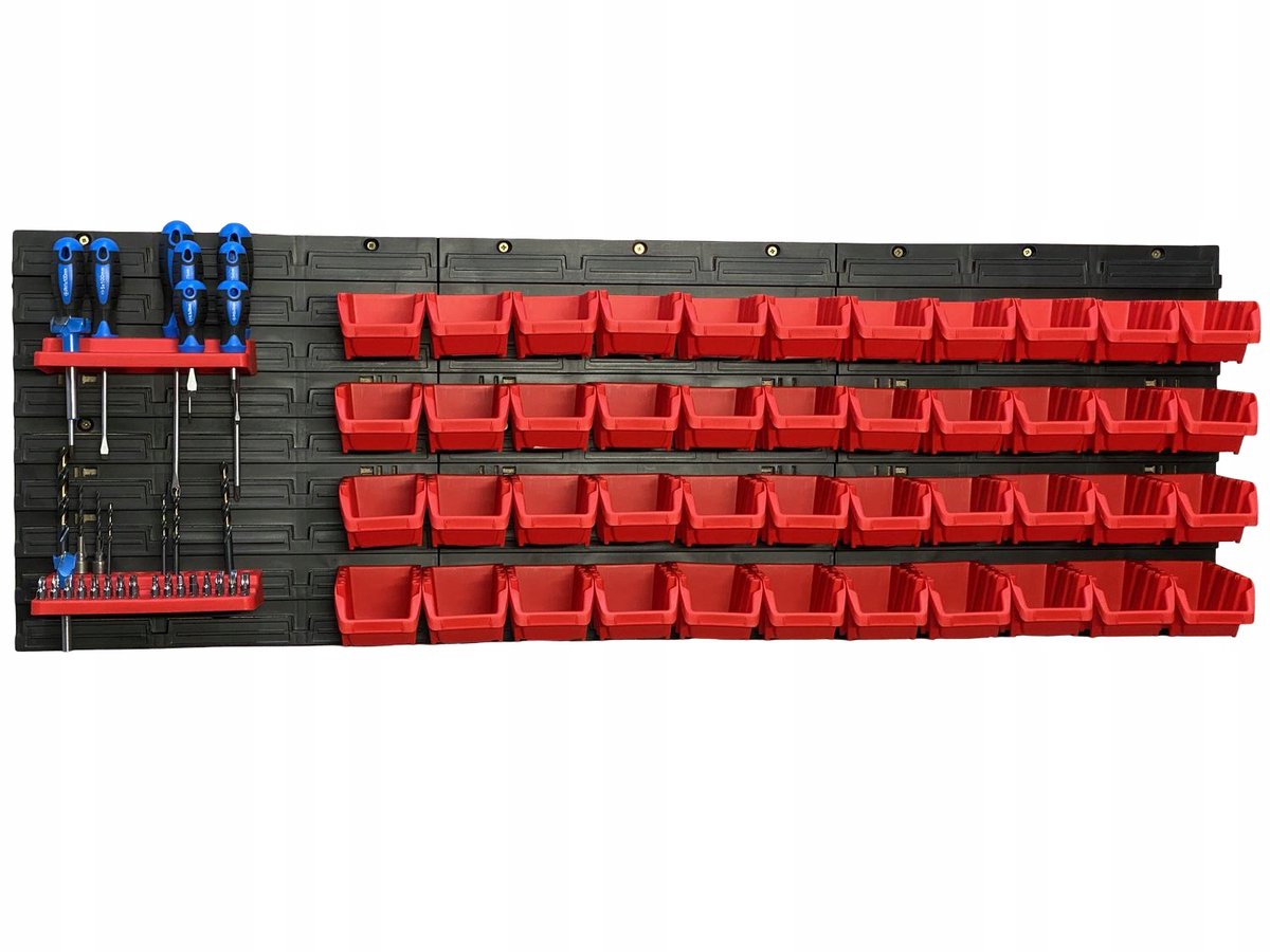 TABLICO Gereedschapswand 115,8x39 cm met Bakjes & Plankjes - Nederlands Product