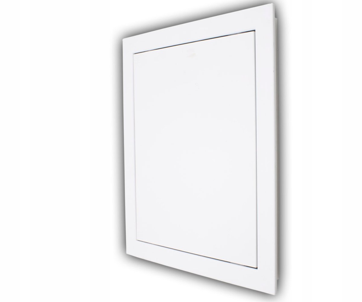 Witte ABS Inspectieluik 30x50 cm voor Ventilatie en Installaties