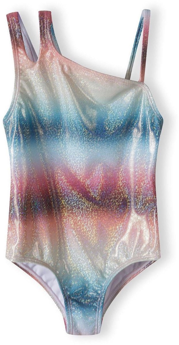 Minoti badpak meisje metallic ombré - meerkleurig