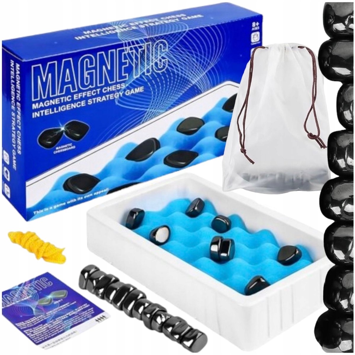 Magnetisch Schaken: Educatief Spel met 64 Stenen