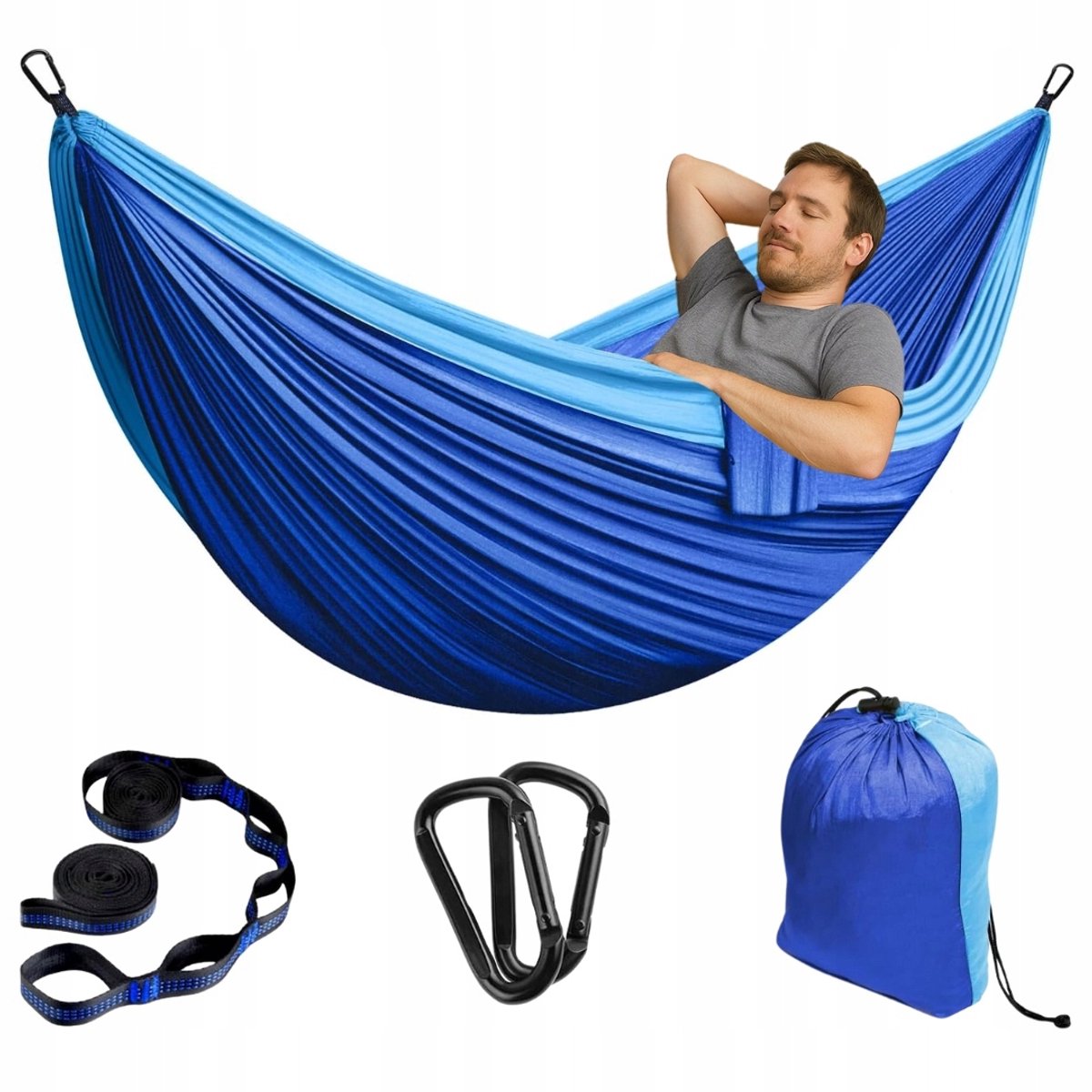 Dubbele Hamak 300x200cm - Ultralicht & Draagbaar voor Buiten