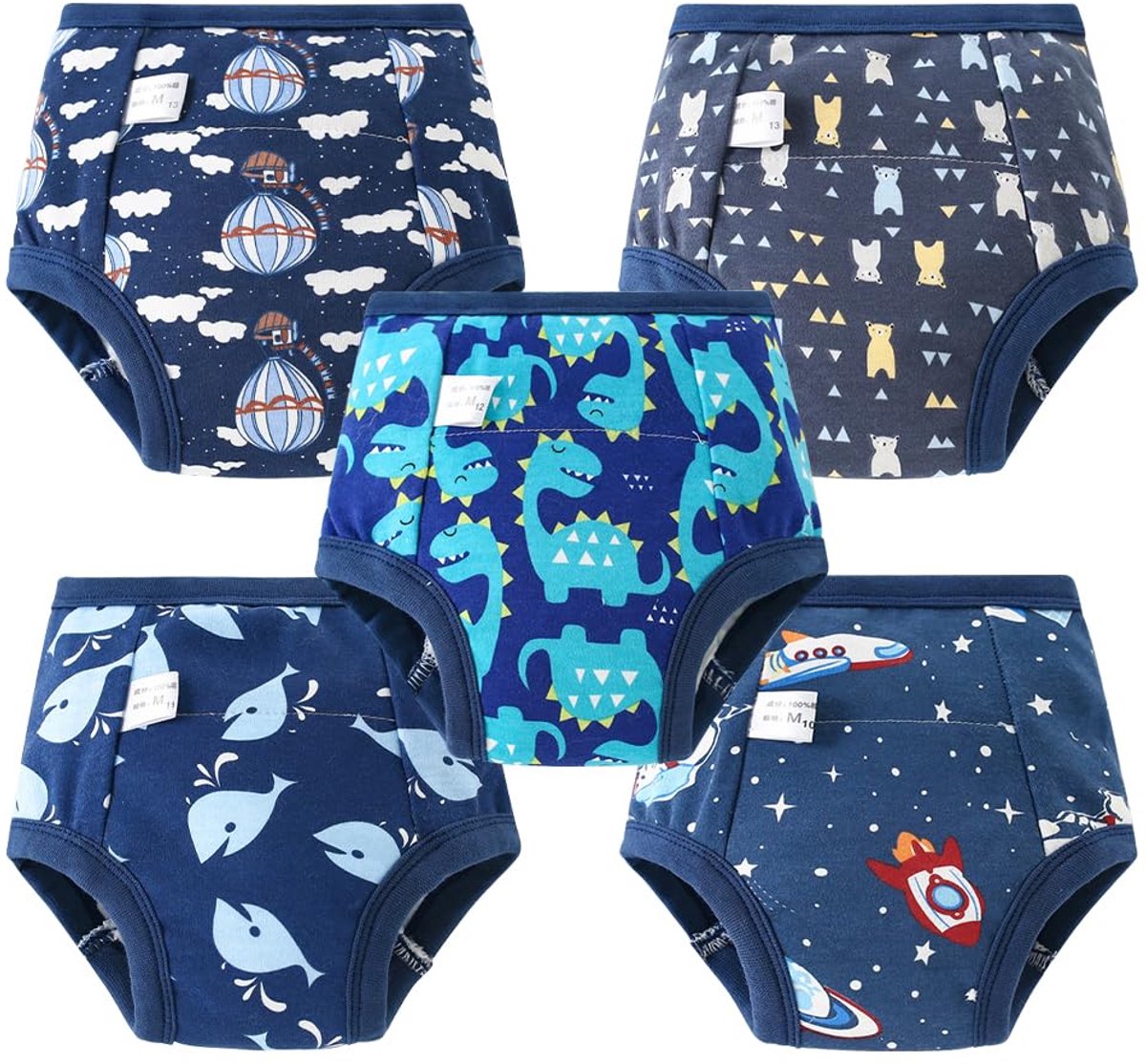 SnelShoppen - Aolso Trainingsbroek voor op de Pot - Wasbaar en Herbruikbaar Trainingsbroekje voor Meisjes en Jongens - Comfortabel en Praktisch - Idea