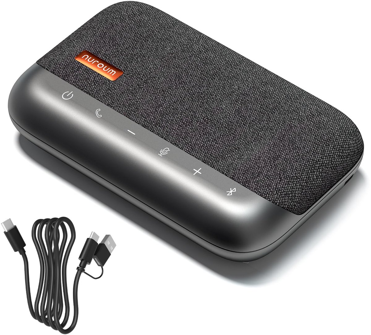 Bluetooth conferentieluidspreker met microfoon - ruisonderdrukkend - draagbaar - ideaal voor zakelijke vergaderingen - SnelShoppen