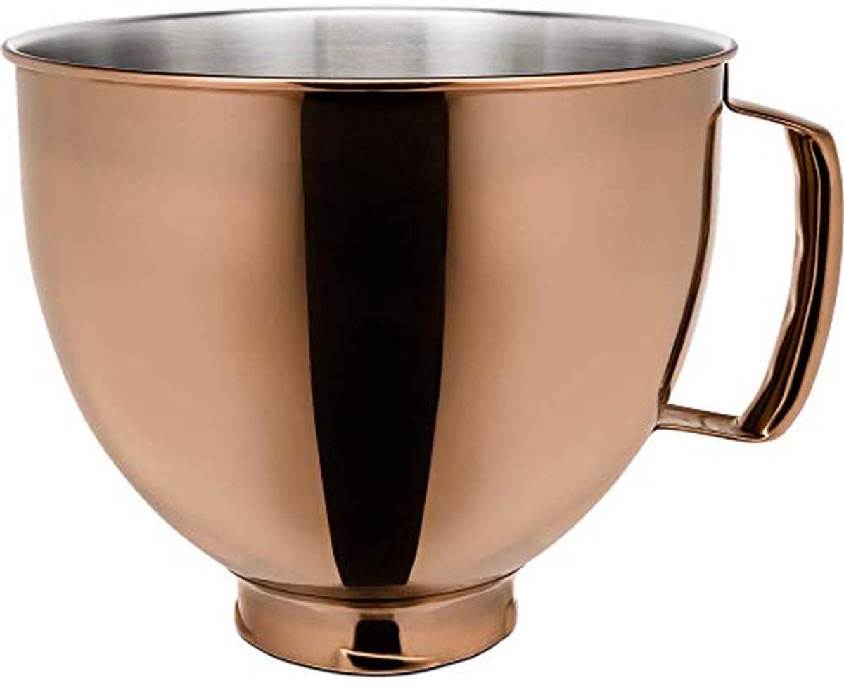 Mengkom Roestvrij Staal - Keuken Accessoire - Bakken en Mixen - Ergonomische Handgreep - 4.8 Liter - Koper