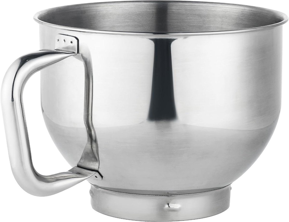 Keukenmachine - Bakmachine Mixer - Koken en Bakken - Krachtige 1000 Watt - 5 Liter Kom - Grijs