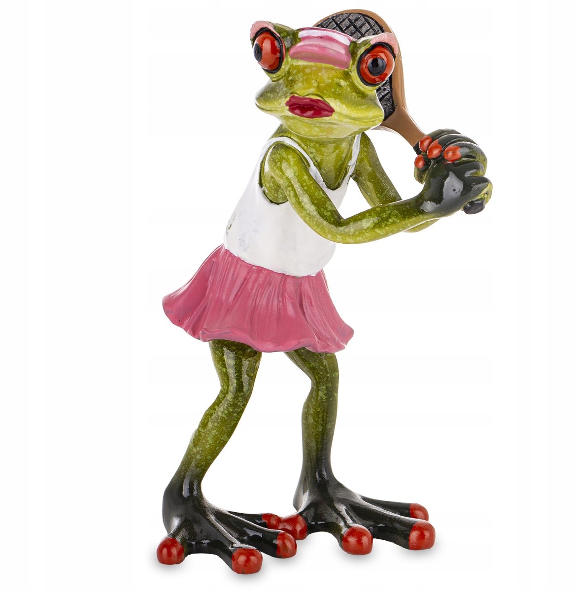 Decoratief Verrekijker Tennisspeler Figuur 15x9x9,5 cm