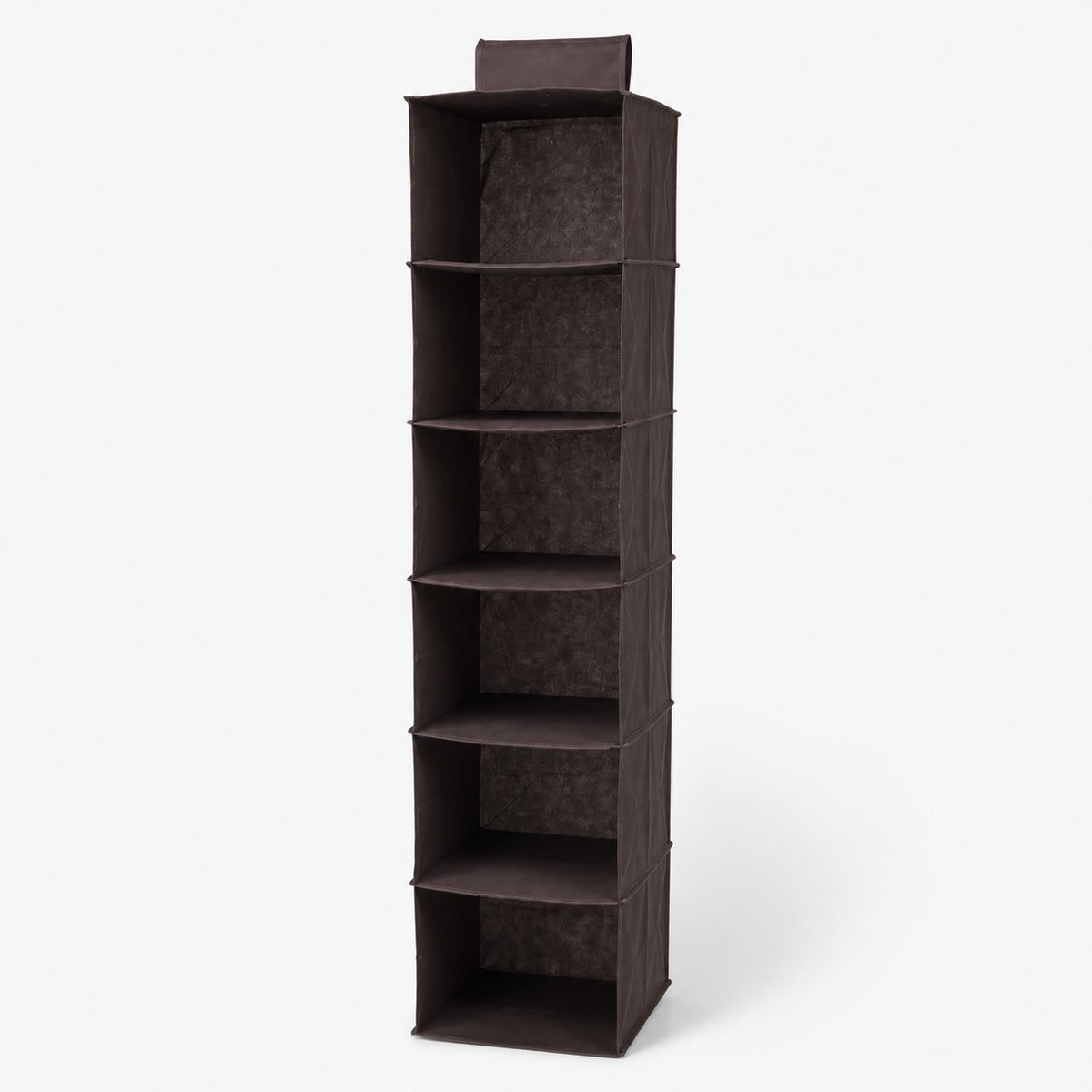 Kastorganizer 6 Vakken - Hangende Kledingkast Organizer - 124 x 30 x 29 cm - Zwart