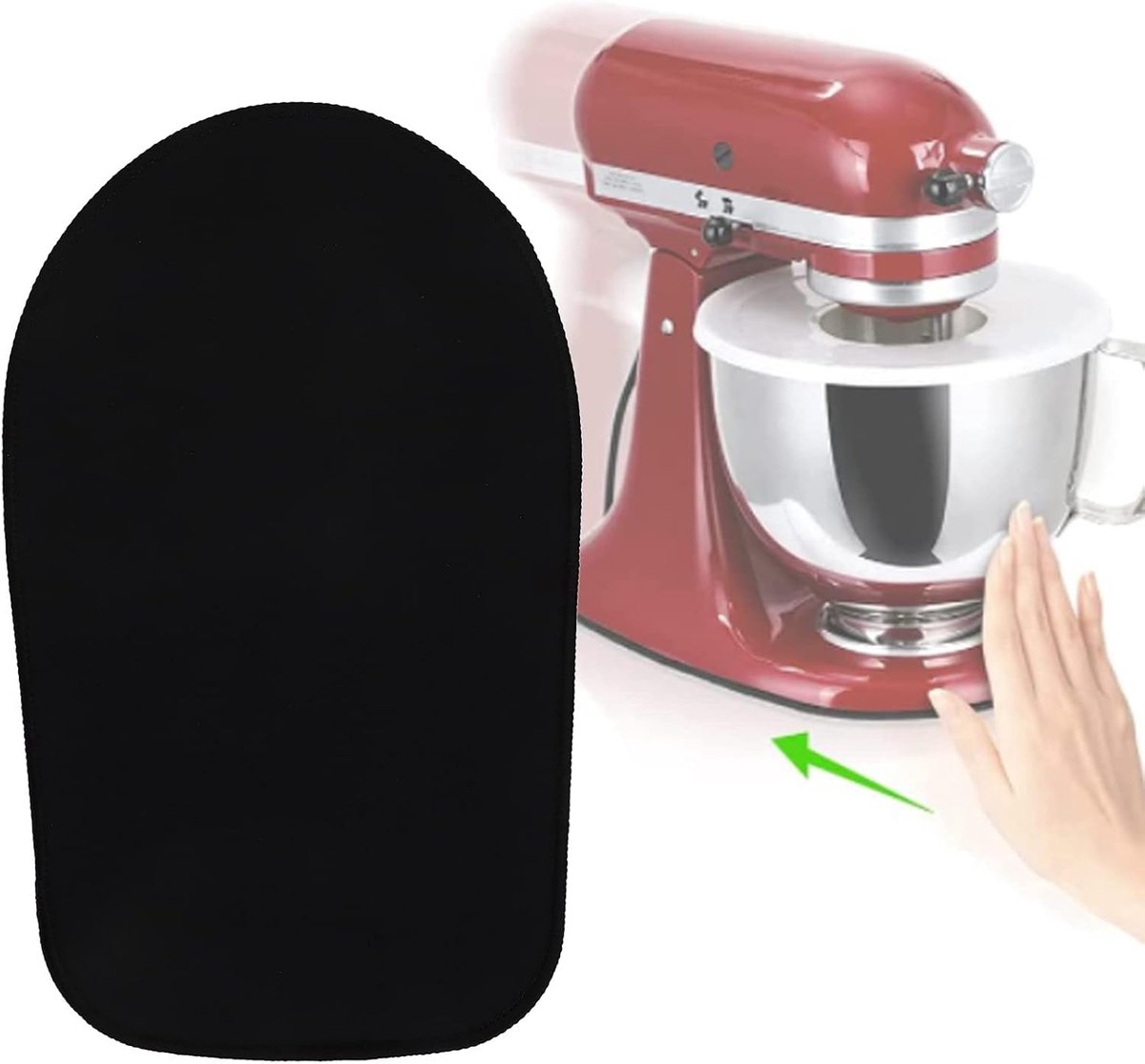 Slider Mat voor Stand Mixer, Professionele Bowl-Lift Mixe Mover Sliding Mat Pad Appliance Slider Compatibel met Mixers Accessoires Artisan Stand Mixers(4.5-5