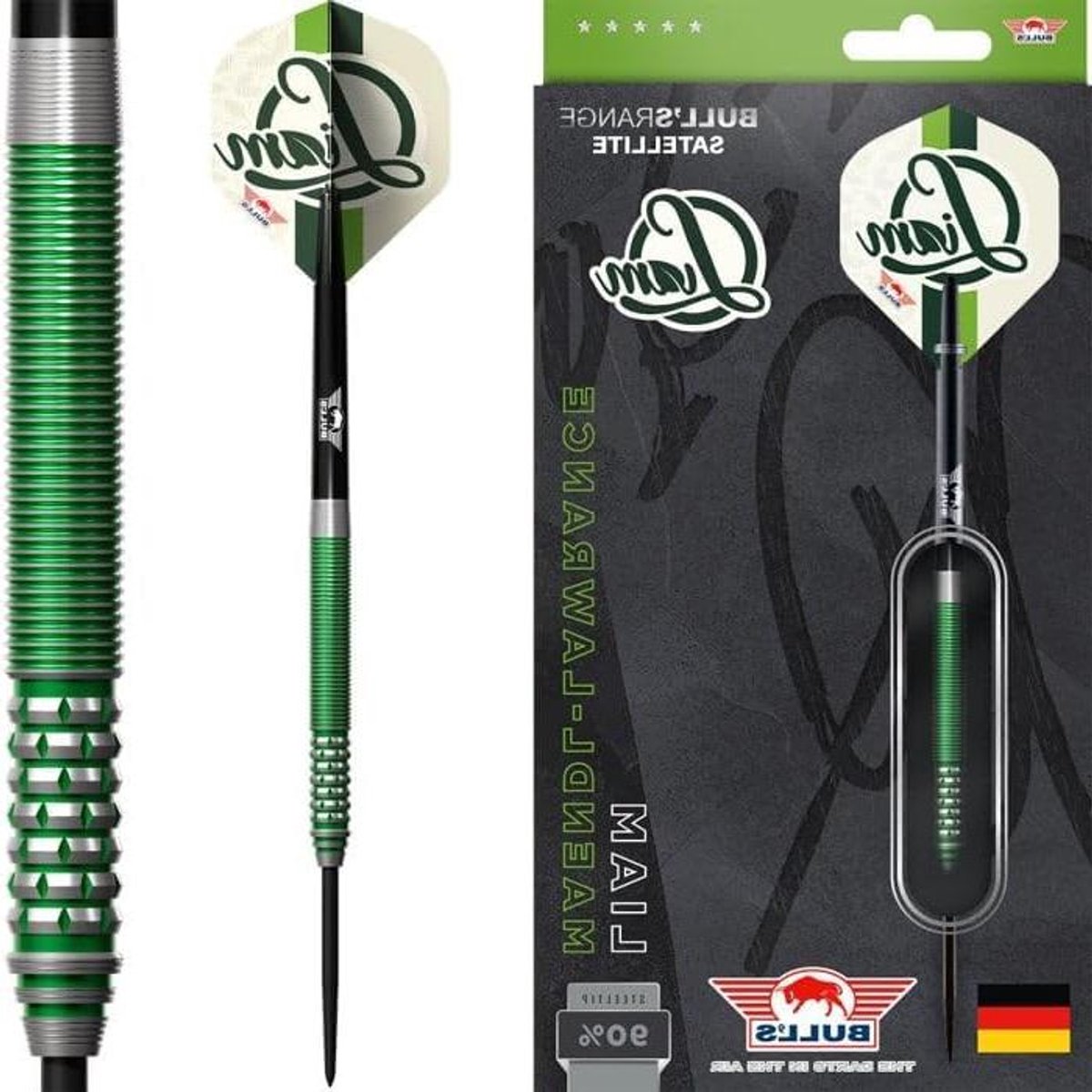 Stalen Dartpijlen - Wolfraam Darts - Precisie Werpen - 90% Wolfraam - 23 Gramm - Blauw