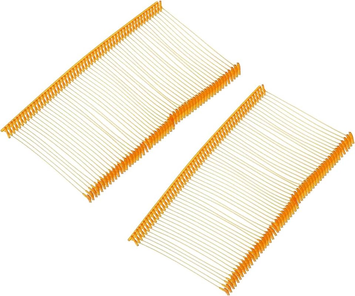 1000 stuks etiketteerpistool hechtdraden veiligheidsdraden, 50mm standaard voor etiketteerpistolen, voor kleding etikettering en textiel kartonnen label (Oranje)