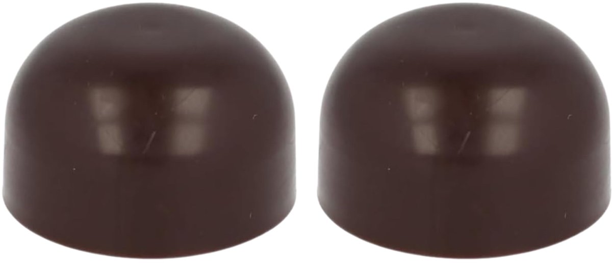 Deurstoppers voor de vloer - deurstopper van rubber, stickers voor de vloer van rubber, bescherming van de deur (bruin)