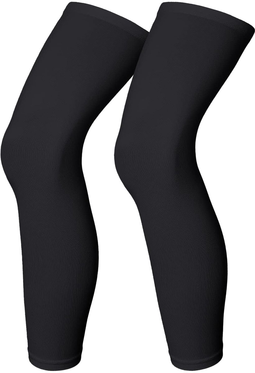 Compressiemouwen voor benen, beenmouw, compressieondersteuning voor knieën, anti-uv, beenwarmers, paar zomersokken voor heren en dames, voor sport, hardlopen, joggen, fietsen, fitness