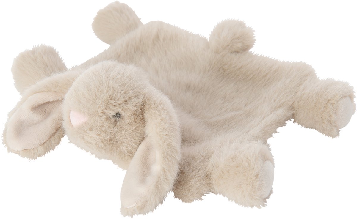 J-Line knuffel Konijn - polyester - beige - large