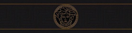 GRIEKSE BEHANGRAND | Design - goud zwart metallic - A.S. Création Versace 3