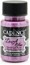 Cadence Dora Glas & Porselein verf Metallic Cyclamen 01 013 3144 0050  50 ml