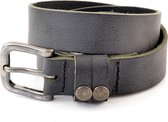 Kidzzbelts Jongenskinderriem Jeans 1883 - Zwart  - 75 cm
