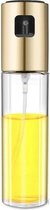 Keuken glas olijfolie spray fles azijn olie sproeier kruiden fles (goud)