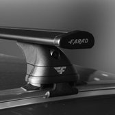 Dakdragers Audi A4 Avant (B8) stationwagon 2008 t/m 2015 - Farad aluminium wingbar zwart