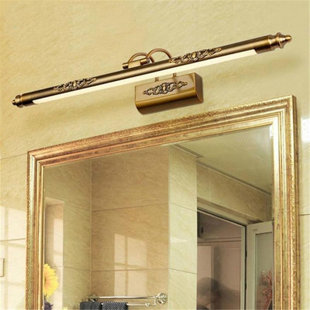 Retro vochtbestendige badkamer dressing tafellamp spiegel voorzijde lamp  spiegelkast... | bol.com