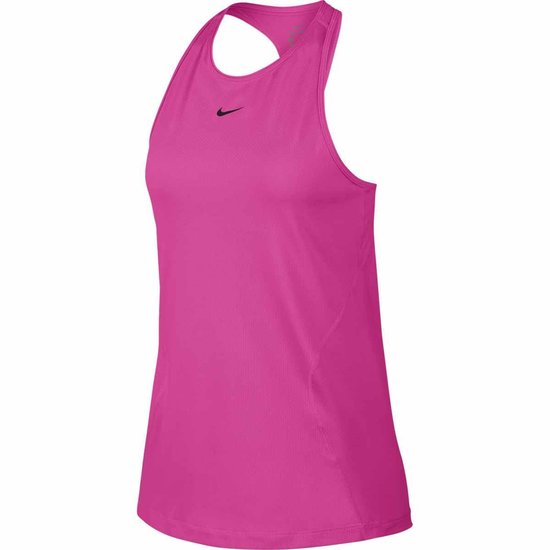 Nike Pro Mesh All Over tanktop dames roze | bol.com