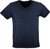 Petrol stevig blauw t-shirt valt kleiner - Maat XS