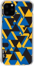 Casetastic Apple iPhone 11 Pro Hoesje - Softcover Hoesje met Design - Mixed Triangles Print