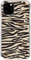 Casetastic Apple iPhone 11 Pro Hoesje - Softcover Hoesje met Design - Savannah Zebra Print