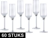 Champagneglas - 22 centiliter - Drinkglazen - 60 stuks