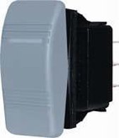 Contura schakelaars DPDT OFF-(ON) 2 pole Grijs (BS8219)