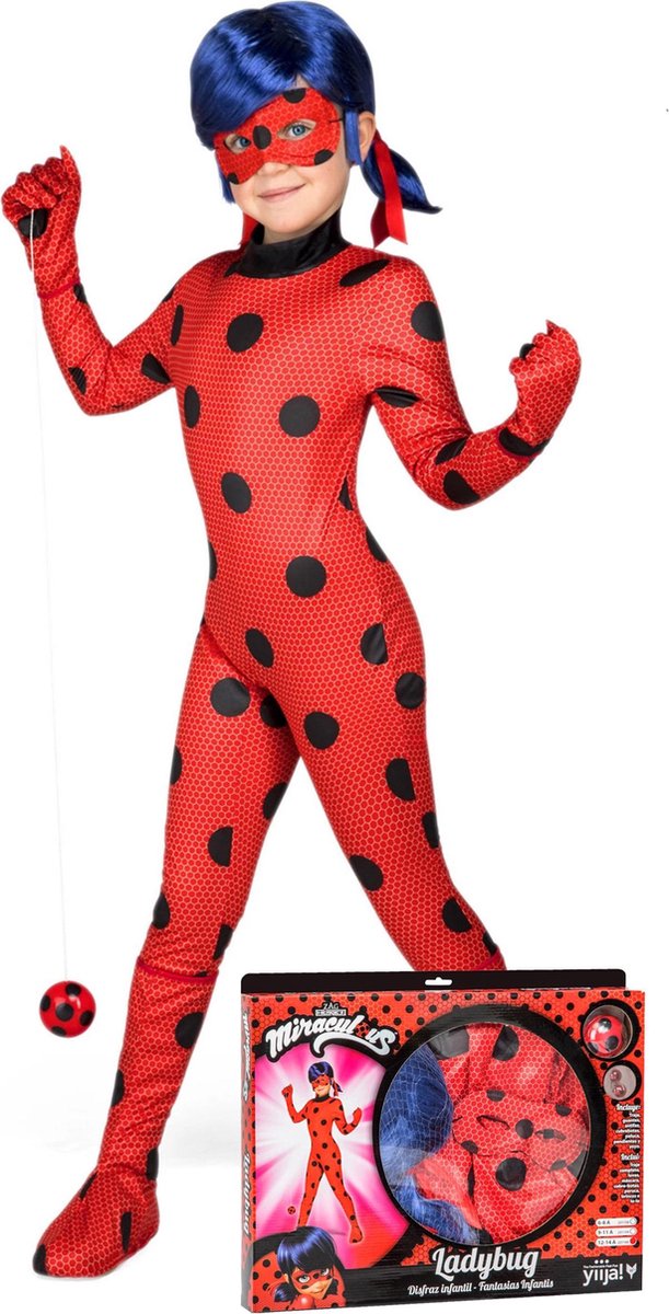 Costume pour enfants Ladybug Miraculous - Déguisement - Taille 134 146