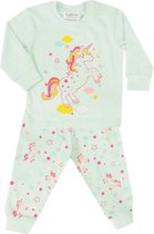 Fun2Wear Unicorn / Eenhoorn - Paarden - Kinder / Tiener pyjama - Mint - Maat 158/164