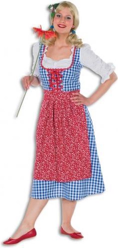 vrije tijd de wind is sterk ingenieur Oktoberfest - Lange tiroler jurk / dirndl voor dames - Oktoberfest kleding  42 (XL) | bol.com