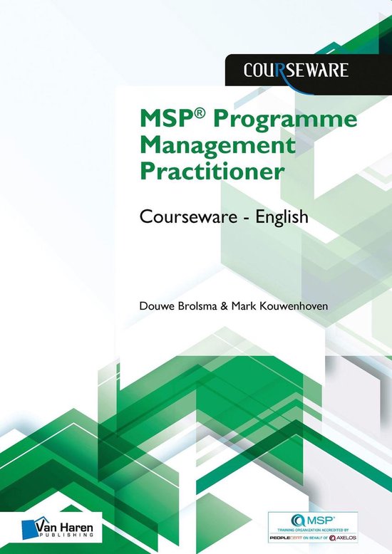MSP® Programme Management Practitioner Courseware – Engli ... - cover