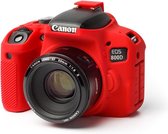 easyCover Body Cover voor Canon 800D Rood