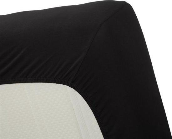 Premium Jersey Lycra Hoeslaken Zwart | 160x200 | Perfecte Pasvorm | Duurzame Kwaliteit