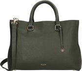 Gio Gini Florence shopper 15 inch donkergroen