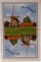 Afbeelding van het spelletje Speelkaarten - Kaartspel - Holland - Molens - Rood 'of' blauw - 1st. - Willekeurig geleverd