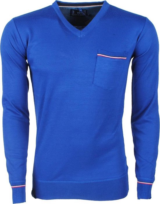 PJ PAUL JONES Fijn gebreide trui voor heren, lange mouwen, regular fit, gebreide trui met ronde hals, koffie, M